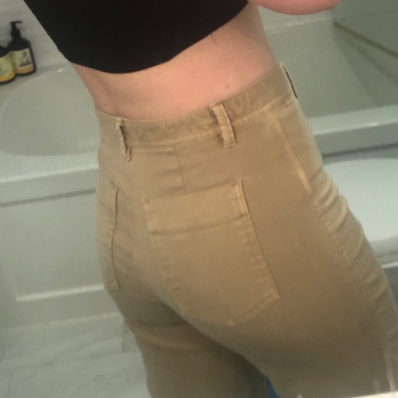 Gap High Rise Wide-Leg Crop Pants. - Picture 4 of 4